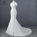 Sweetheart Boat neck style mermaid wedding dress