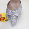 New Silver Versatile Party Ladies Shoes And Bag Set