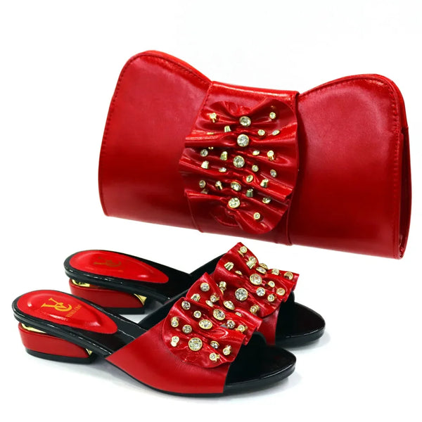 New Arrival Italian Shoes with Matching Bags Set