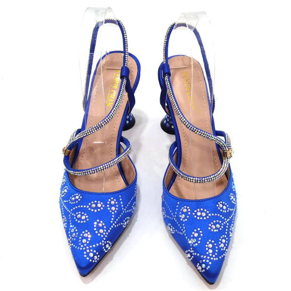 Italian Design Elegant Pumps with Shoes and Bags Matching Set