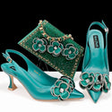 New Sale Italian Design Shoes With Matching Set- ED108