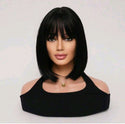 LydiaMFashions Black Short Hair Bob Wig