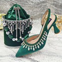 New Sale Italian Design Shoes With Matching Set- ED108