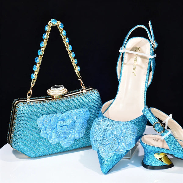 Italian Shoes And Bag Sets For Evening Party HAB1-16