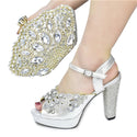 New Arrival Italian Party Shoes and Bag Set