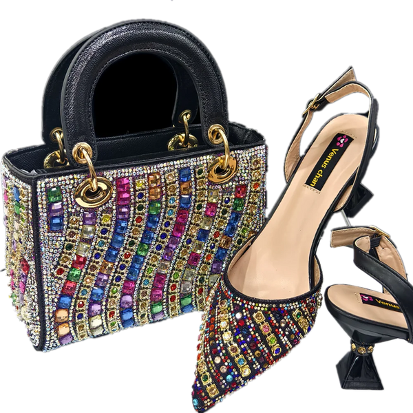 Matching Women Shoe and Bag Set INHSC1-1