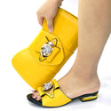 New Arrival Italian Shoes with Matching Bags Set