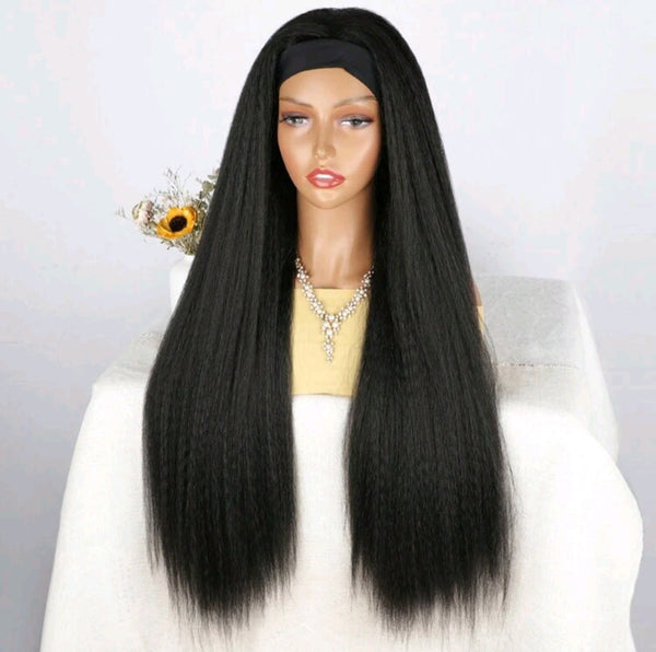 LydiaMFashions Straight Headband New Style Wig