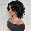 LydiaMFashions Short Dreadlock Wig Crochet Twist Curly Hair