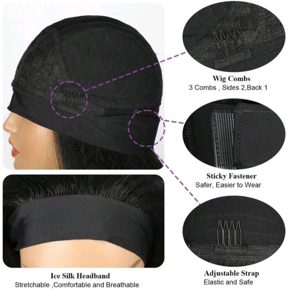 LydiaMFashions Straight Headband New Style Wig