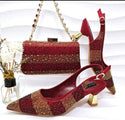 New Sale Italian Design Shoes With Matching Set- ED108