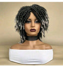 LydiaMFashions Short Dreadlock Wig Crochet Twist Curly Hair