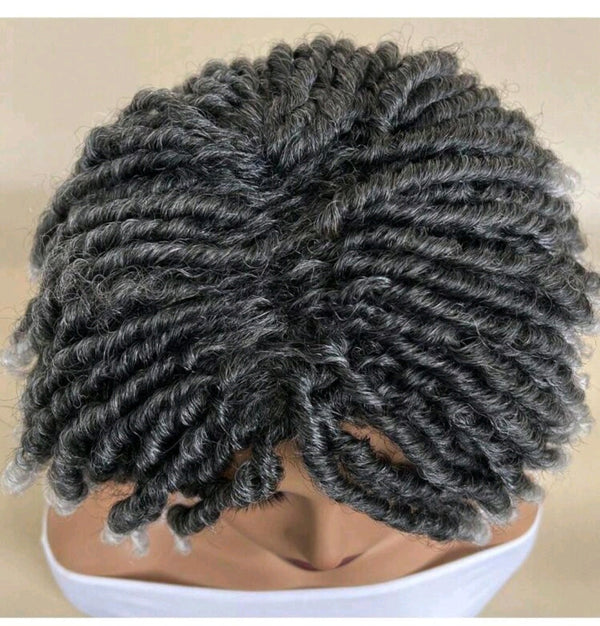 LydiaMFashions Short Dreadlock Twist Curly Hair Wig