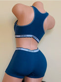 Sexy SPORTS Bras BOYSHORTS set - EdleessFashion