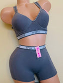 Sexy SPORTS Bras BOYSHORTS set - EdleessFashion