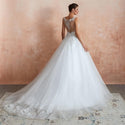 Princess A-line Wedding Dress with Sweep Train | EdleessFashion