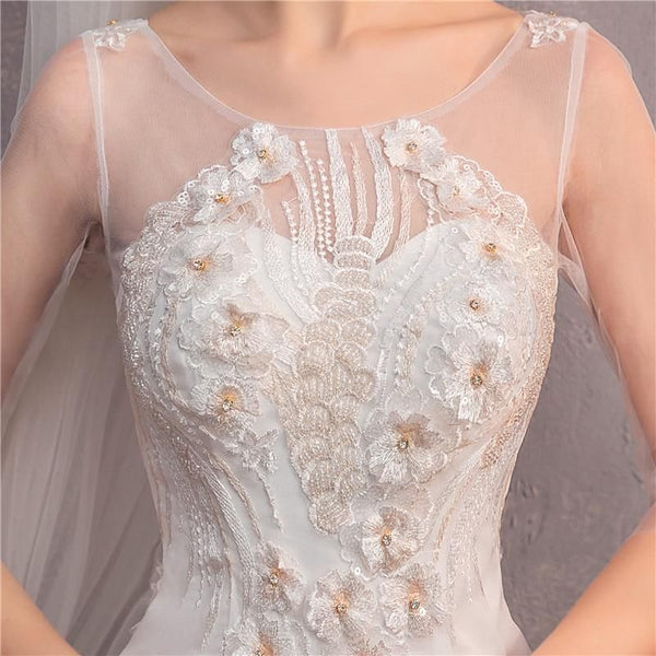 Elegant beautiful Mermaid Lace wedding dress | EdleessFashion