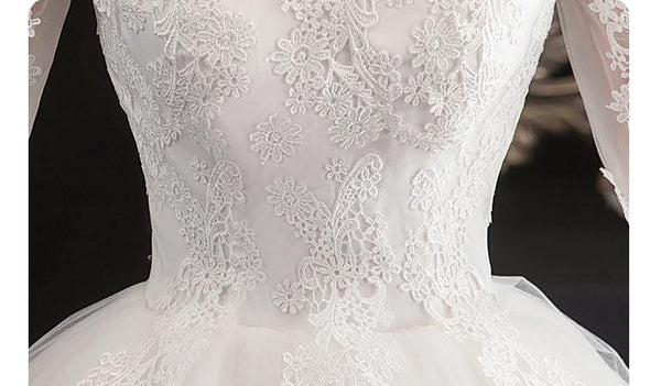 New Wedding Dress with Luxurious Lace | EdleessFashion