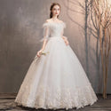 Elegant Lace Wedding Dresses Ball Gown Tassel | EdleessFashion