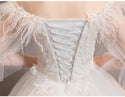 Elegant Lace Wedding Dresses Ball Gown Tassel | EdleessFashion