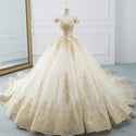 Gorgeous Ball Gown Wedding Dress with Beading | EdleessFashion