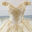 Gorgeous Ball Gown Wedding Dress with Beading | EdleessFashion