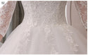 Sexy Lace High Neck New Wedding Dress Fashion Slim Embroidery Backless | EdleessFashion