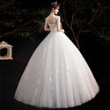 Sexy New Illusion Bride Dress Sweetheart Princess Simple Wedding Dresses - EdleessFashion