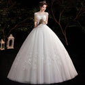 Sexy New Illusion Bride Dress Sweetheart Princess Simple Wedding Dresses - EdleessFashion