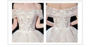 Sexy Wedding Dress Sweep Train Lace Up Ball Gown - EdleessFashion