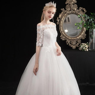 New Wedding Dress with Luxurious Lace | EdleessFashion