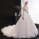 New Princess Wedding Dress with Luxury Lace | EdleessFashion