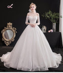 New Princess Wedding Dress with Luxury Lace | EdleessFashion