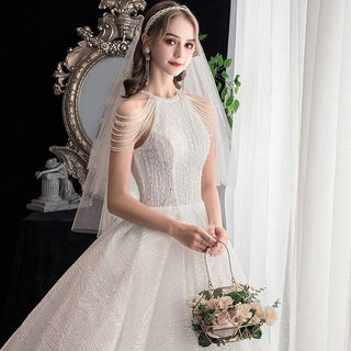 High Quality Luxury Lace Elegant Wedding Dress | EdleessFashion