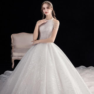 High Quality Luxury Lace Elegant Wedding Dress | EdleessFashion