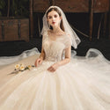 New Shiny Princess Wedding Dress with Luxurious Lace | EdleessFashion