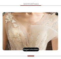 New Shiny Princess Wedding Dress with Luxurious Lace | EdleessFashion