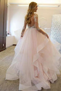 Luxury Princess Wedding Dress with Long Sleeve | EdleessFashion