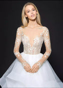 Luxury Princess Wedding Dress with Long Sleeve | EdleessFashion