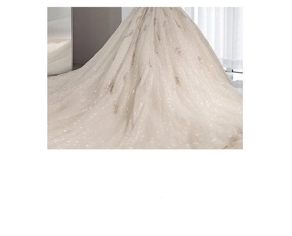 Luxury Wedding Dresses with Crystal Beads | EdleessFashion